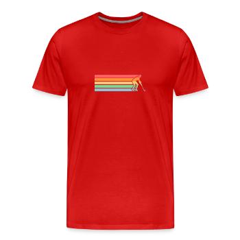 Field Hockey Players Field Hockey - Men's Premium Organic T-Shirt - red - Front - Damien (186cm)