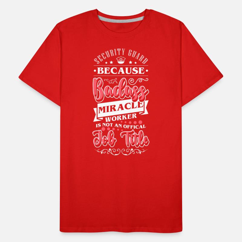 Security Service Security Night Shift Men's Premium Organic T-Shirt