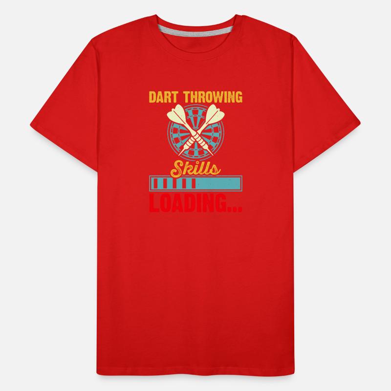 Fléchettes - Compétences de lancer de fléchettes Loading... T-shirt bio Premium Homme