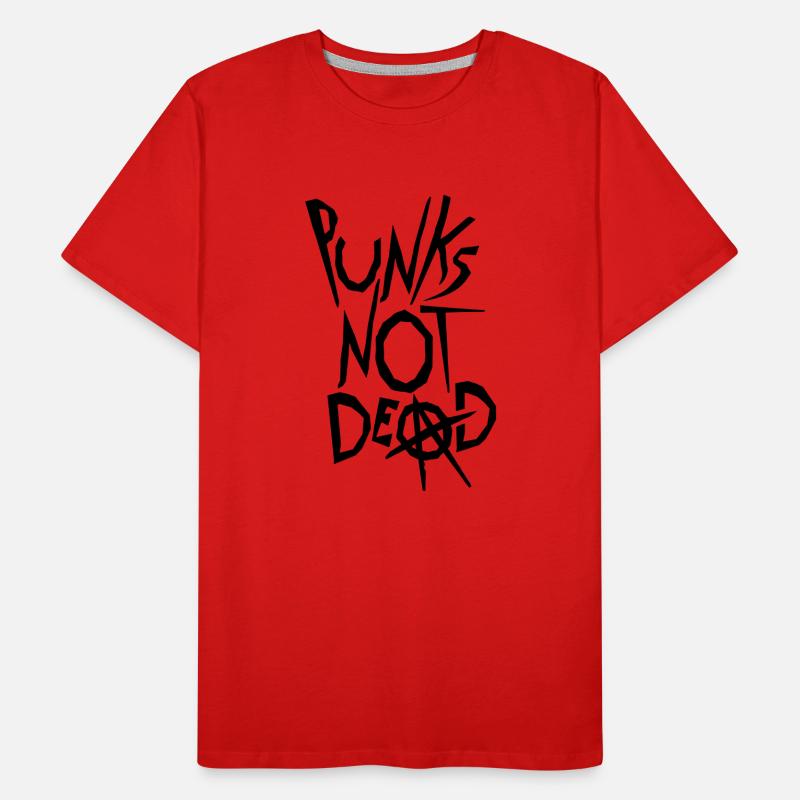 punks pas mort citation T-shirt bio Premium Homme