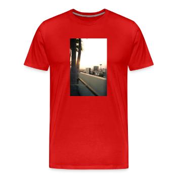 Bangkok - Men's Premium Organic T-Shirt - red - Front - Damien (186cm)