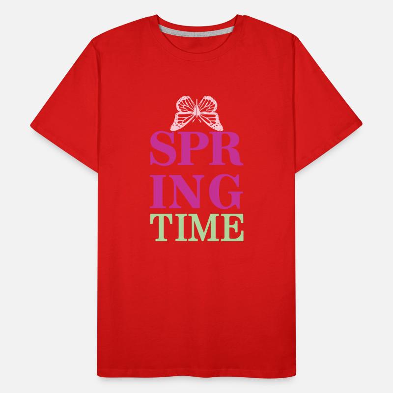 SpringTime - Spring is here! Men's Premium Organic T-Shirt