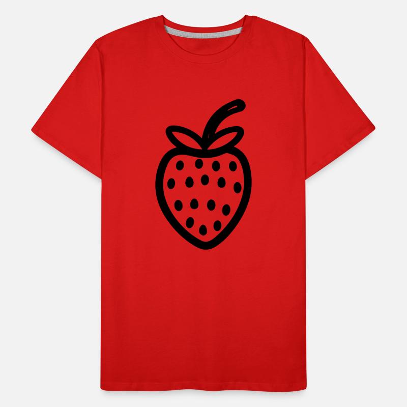 fraise T-shirt bio Premium Homme