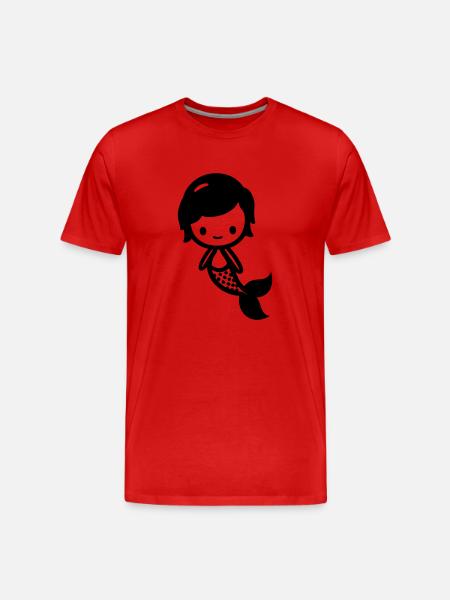 Sirène - T-shirt bio Premium Homme - rouge