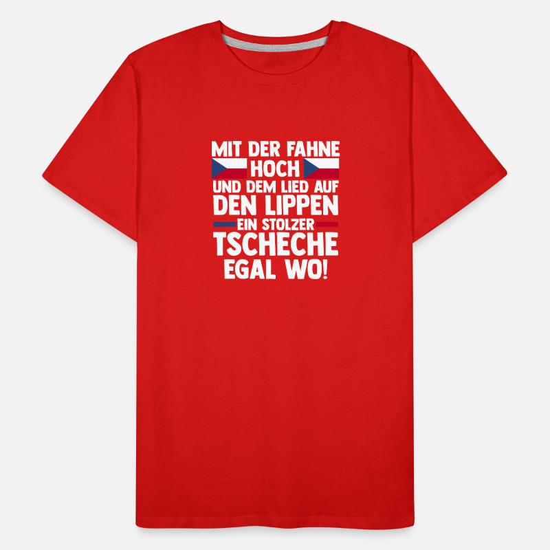 Tchèques République tchèque T-shirt bio Premium Homme