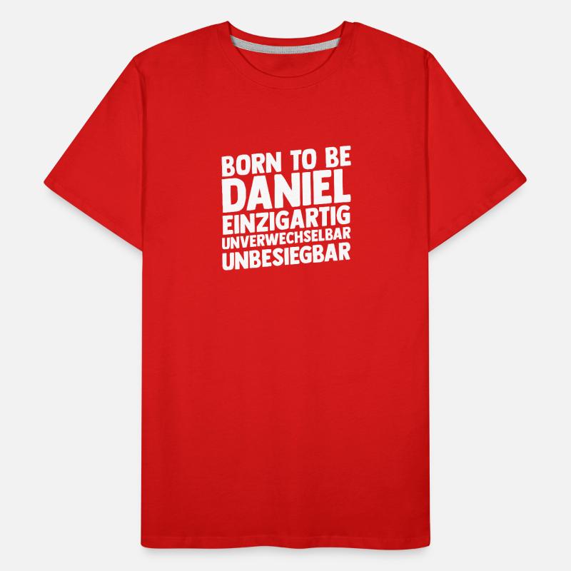 First name Daniel Men's Premium Organic T-Shirt