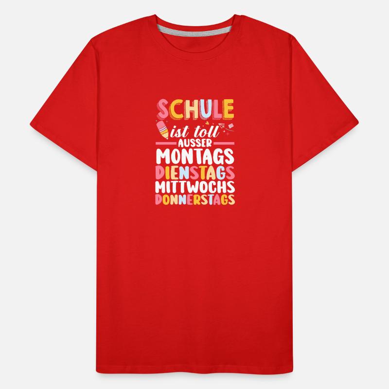 First Grade Elementary School Back to School Gift Men's Premium Organic T-Shirt
