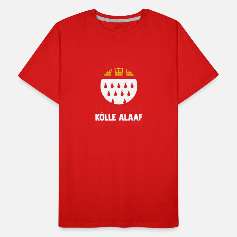 Carnaval de Kölle Alaaf Jecken Carnaval de Cologne T-shirt bio Premium Homme