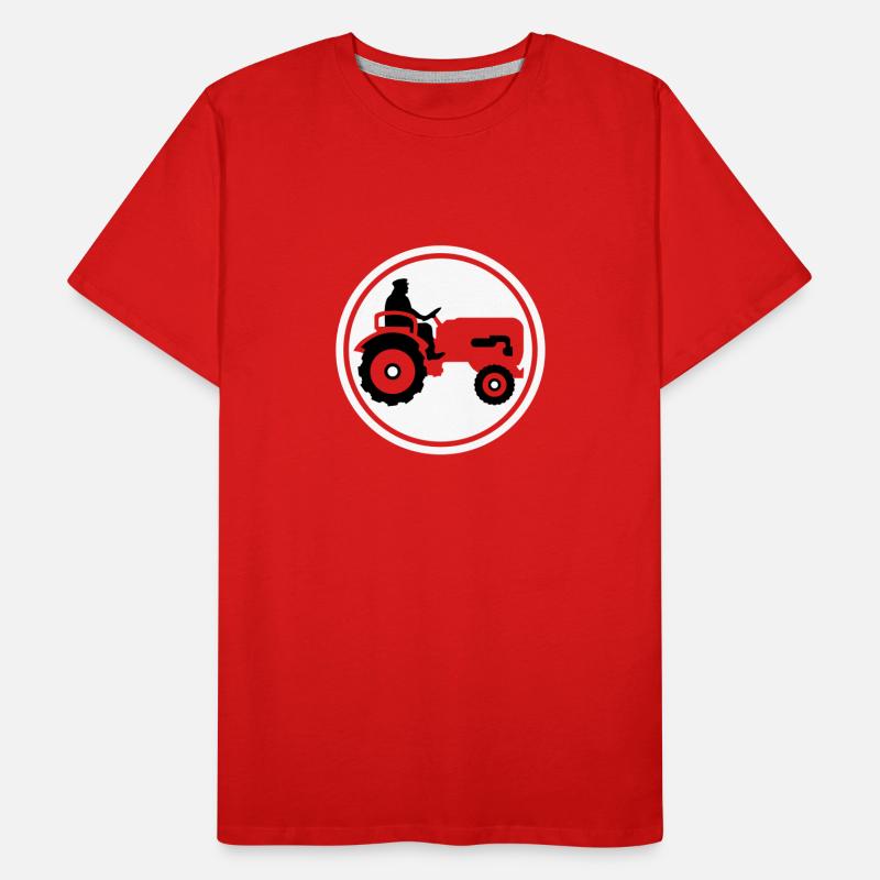 bauer_mit_traktor_032013_a_2c Men's Premium Organic T-Shirt