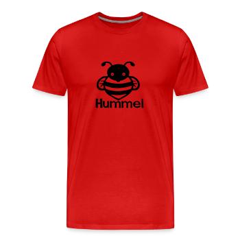 hummel - Männer Premium Bio T-Shirt - Rot - Vorne - Damien (186cm)