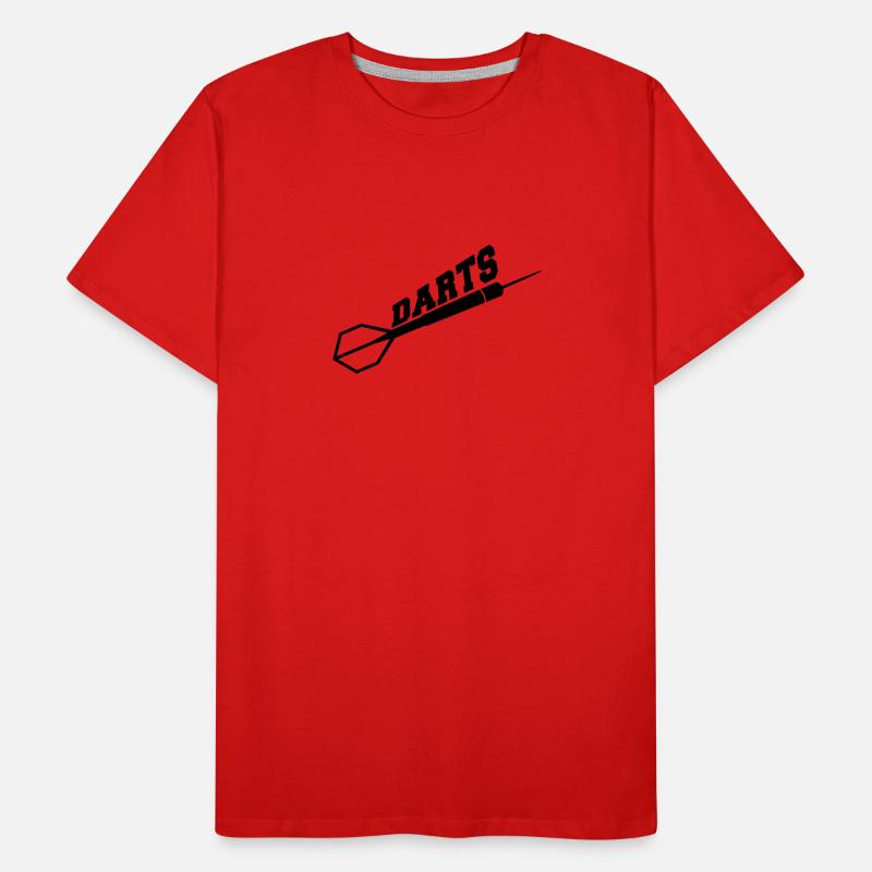 Darts Design T-shirt bio Premium Homme