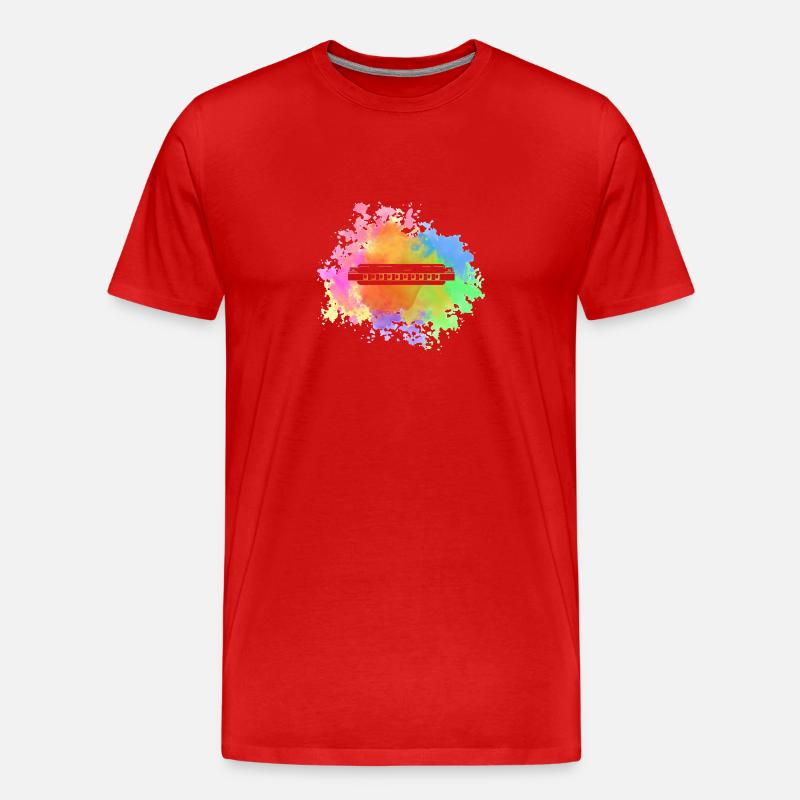 Harmonica Harmonica - T-shirt bio Premium Homme - rouge