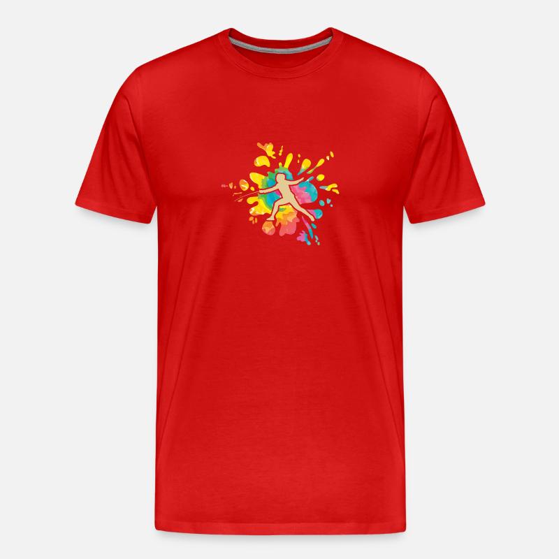 Fechter Fechten - Männer Premium Bio T-Shirt - Rot