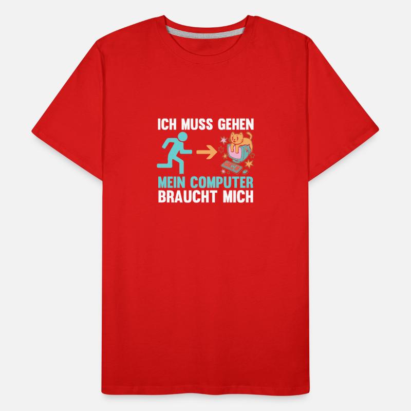 Gamer Zocker Programmierer Administrator Computer Männer Premium Bio T-Shirt