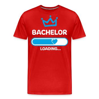 Bachelorabschluss Student Geschenkideen - Männer Premium Bio T-Shirt - Rot - Vorne - Damien (186cm)