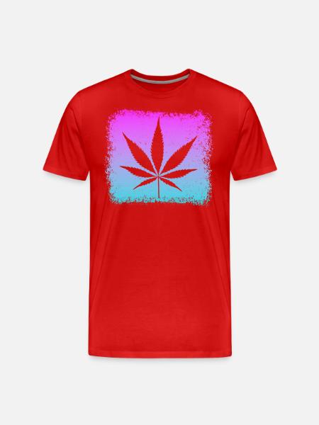 Kiffen - Männer Premium Bio T-Shirt - Rot