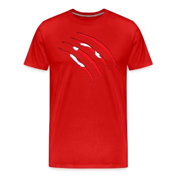Türkiye Türkei - Männer Premium Bio T-Shirt - Rot - Vorne - Damien (186cm)