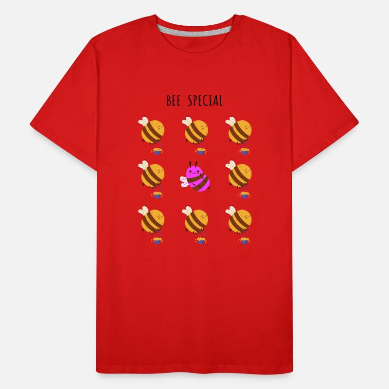 Bee special- sei anders - sei du selbst - Bienen Männer Premium Bio T-Shirt