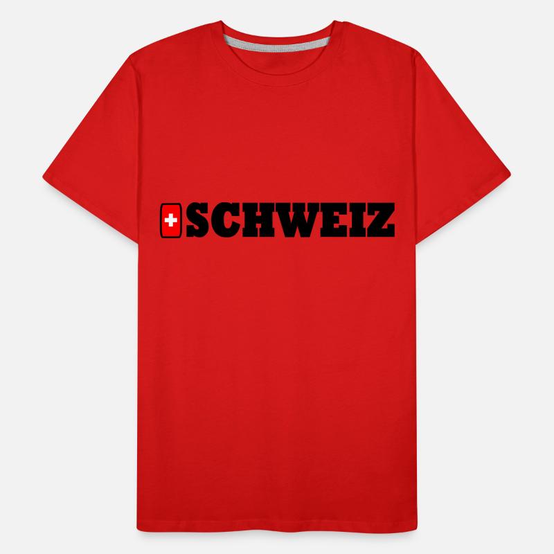 Schweiz Männer Premium Bio T-Shirt