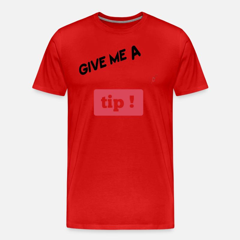 YOUTUBE-Tipps - Männer Premium Bio T-Shirt - Rot