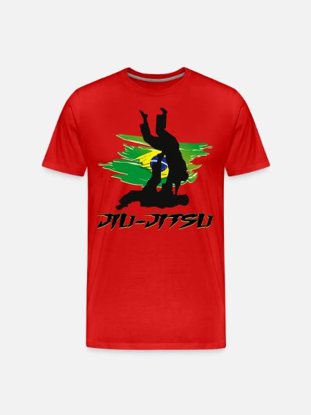 JIU-JITSU - Männer Premium Bio T-Shirt - Rot