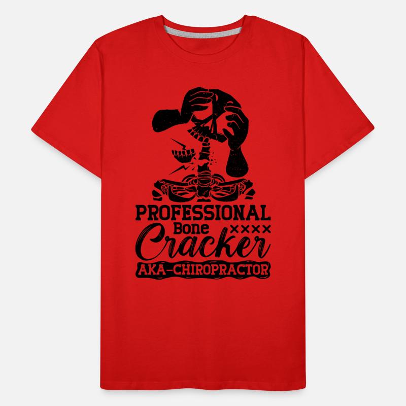Chiropractor Physio Chiropractic Idée cadeau T-shirt bio Premium Homme