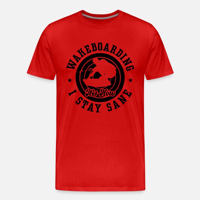 Wakeboard Wakeboarder Wakeboarden Geschenkidee - Männer Premium Bio T-Shirt - undefined