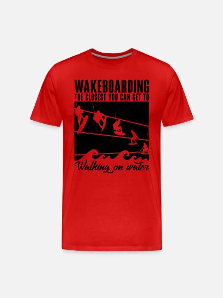 Wakeboard Wakeboarding Wakeboarder Gift Idea - Men's Premium Organic T-Shirt - 