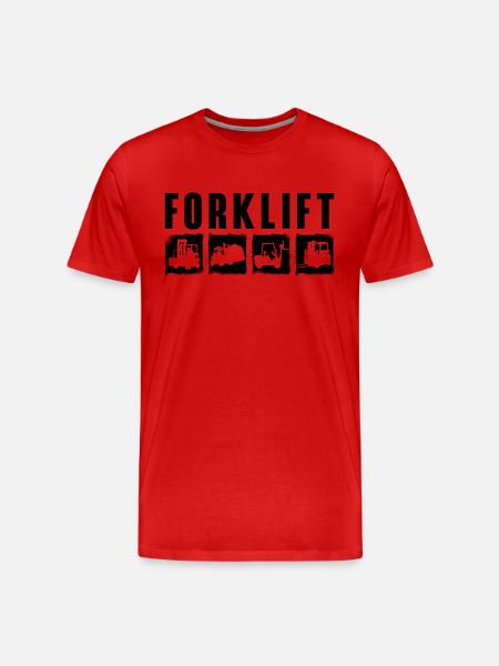 Staplerfahrer Stapler Gabelstapler Geschenkidee - Männer Premium Bio T-Shirt -
