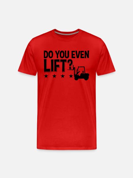 Gabelstapler Staplerfahrer Stapler Geschenkidee - Männer Premium Bio T-Shirt -