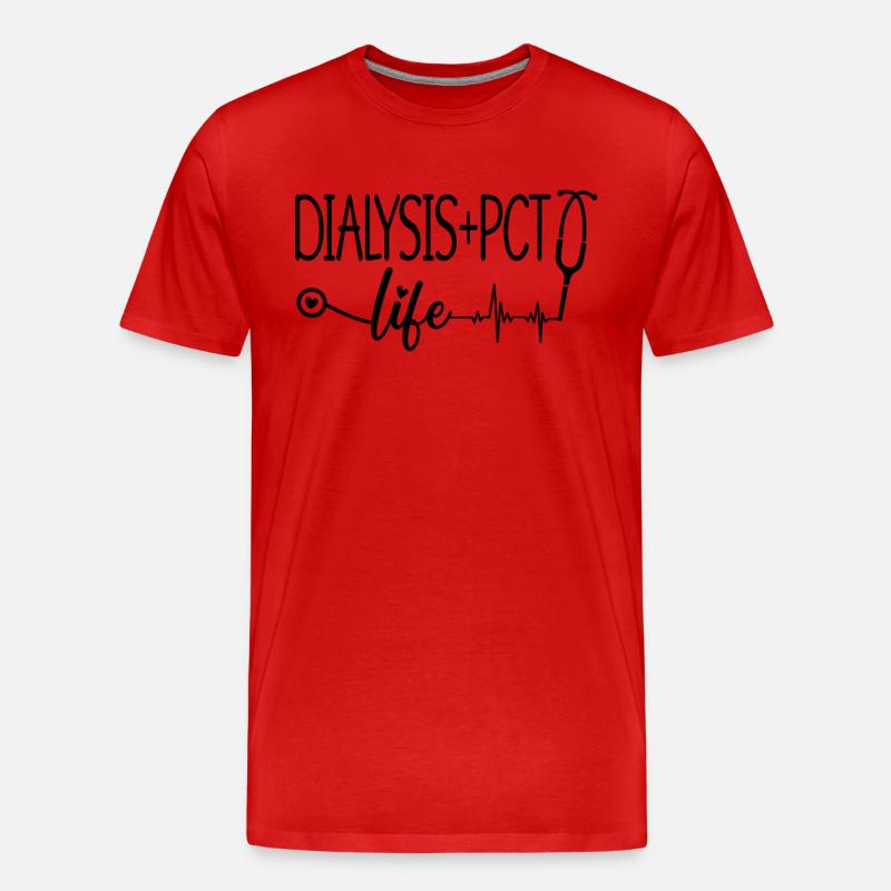 Dialyse Dialysetechniker Nephrologie Geschenkidee - Männer Premium Bio T-Shirt - undefined