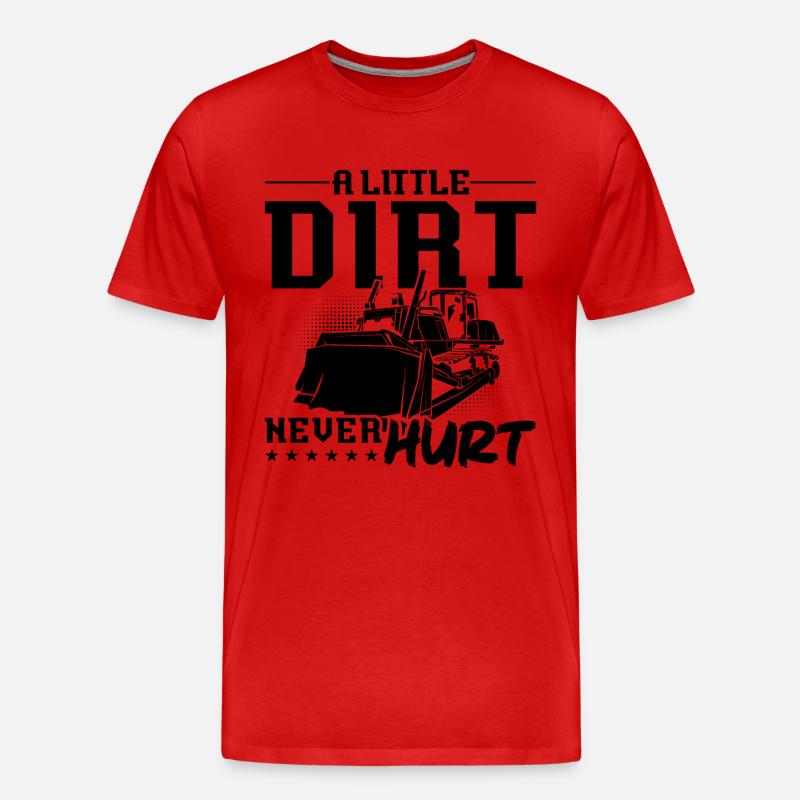 Bagger Raupe Bauarbeiter Bulldozer Geschenkidee - Männer Premium Bio T-Shirt - undefined