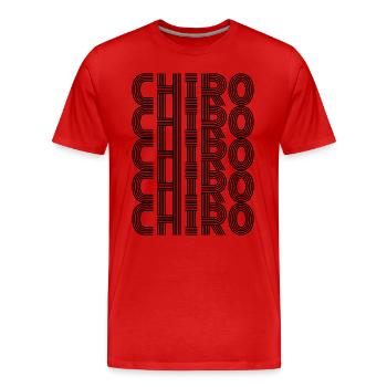 Chiropraticien Chiro Chiro Physio Cadeau - T-shirt bio Premium Homme - rouge - Devant - Damien (186cm)
