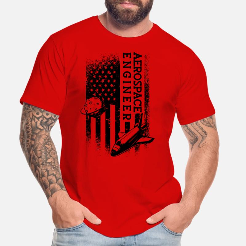 Space Rocket Aerospace Engineer Engineering Men's Premium Organic T-Shirt