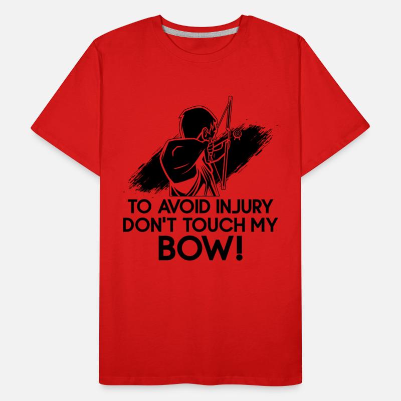 To Avoid Injury Archery Target Bow Shooting Archer Männer Premium Bio T-Shirt