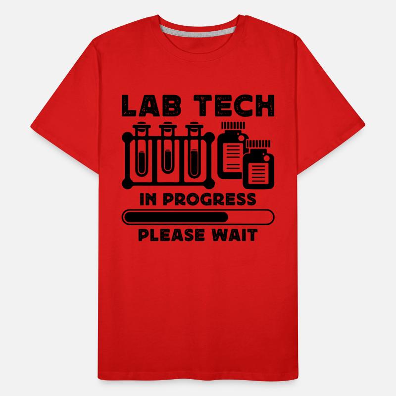 Lab Tech In Medical Science Laboratory Technician Männer Premium Bio T-Shirt
