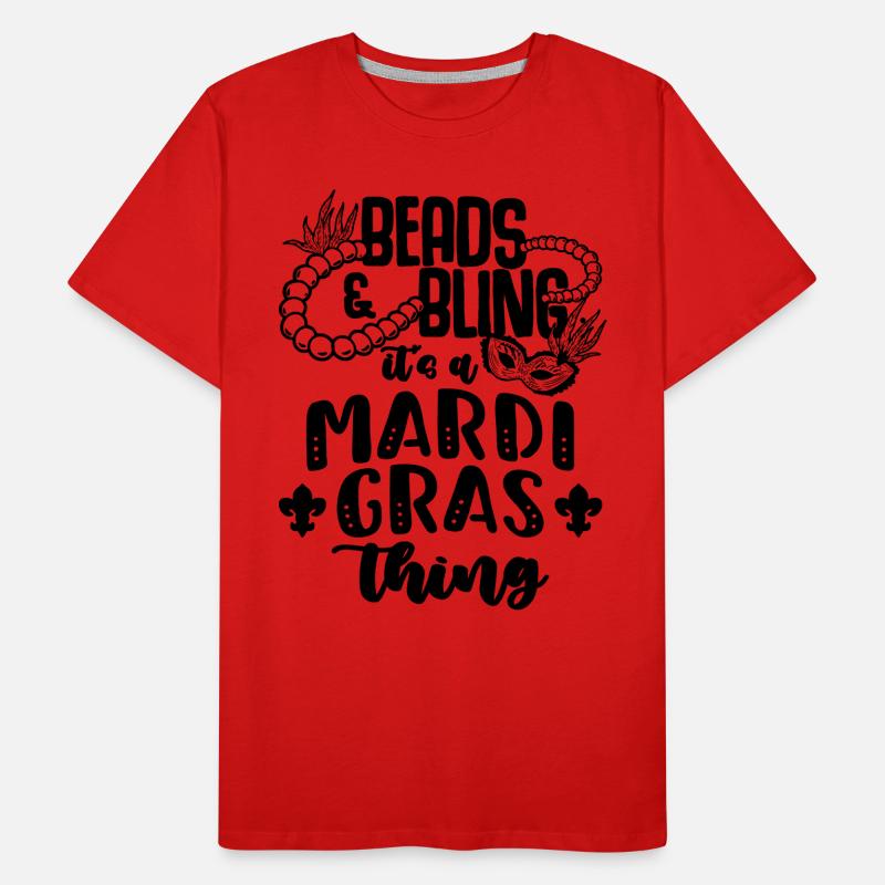 Perles & Bling C’est un perlage Perle de bijoux perlée T-shirt bio Premium Homme
