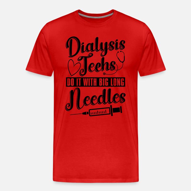 Nephrologie Dialyse Dialysetechniker Geschenkidee - Männer Premium Bio T-Shirt - undefined