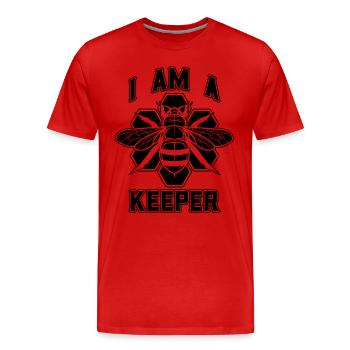 Je suis un apiculteur apiculteur apiculteur apiculteur - T-shirt bio Premium Homme - rouge - Devant - Damien (186cm)
