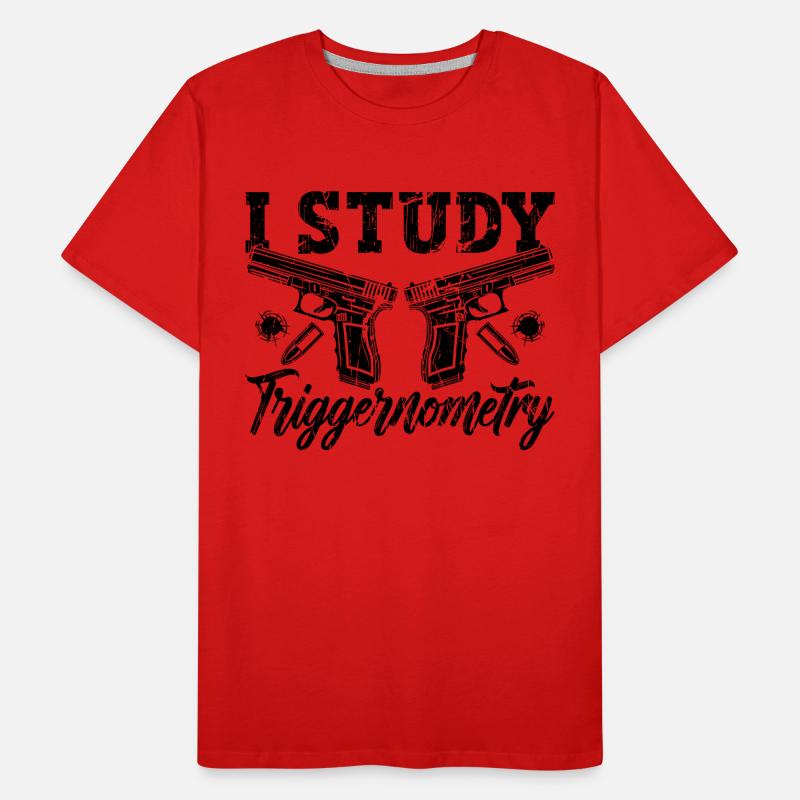 I Study Triggernometry Gunsmith Shooter Gunsmiths Männer Premium Bio T-Shirt