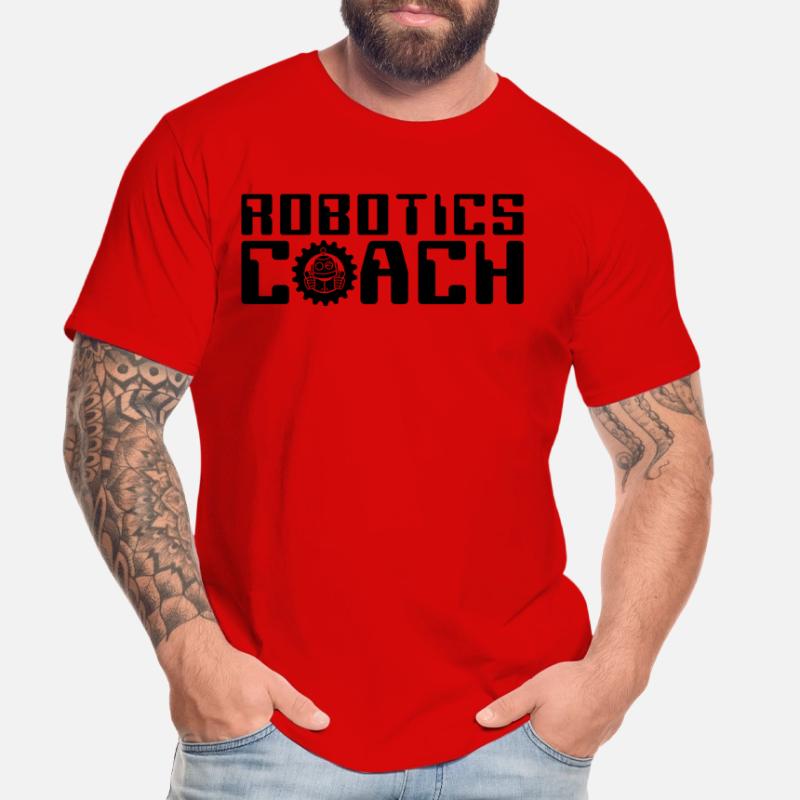 Robotics Coach Robot Technology Robotics Engineer Men's Premium Organic T-Shirt