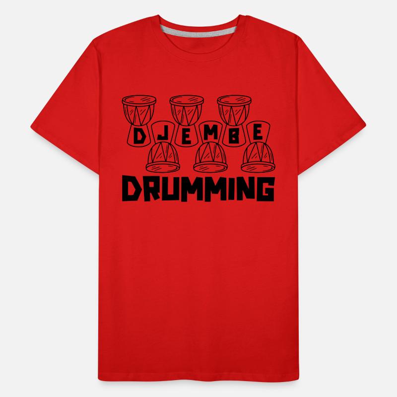 Djembe Drumming Percussionist Drums Djembe Player Männer Premium Bio T-Shirt