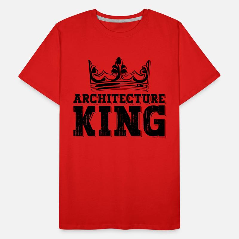 Architecture King Construct Building Architects Men's Premium Organic T-Shirt