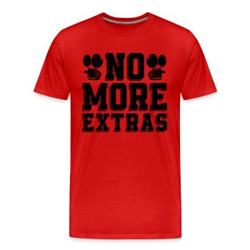 Plus de figurants Cinéaste Cinéaste - T-shirt bio Premium Homme - rouge - Devant - Damien (186cm)