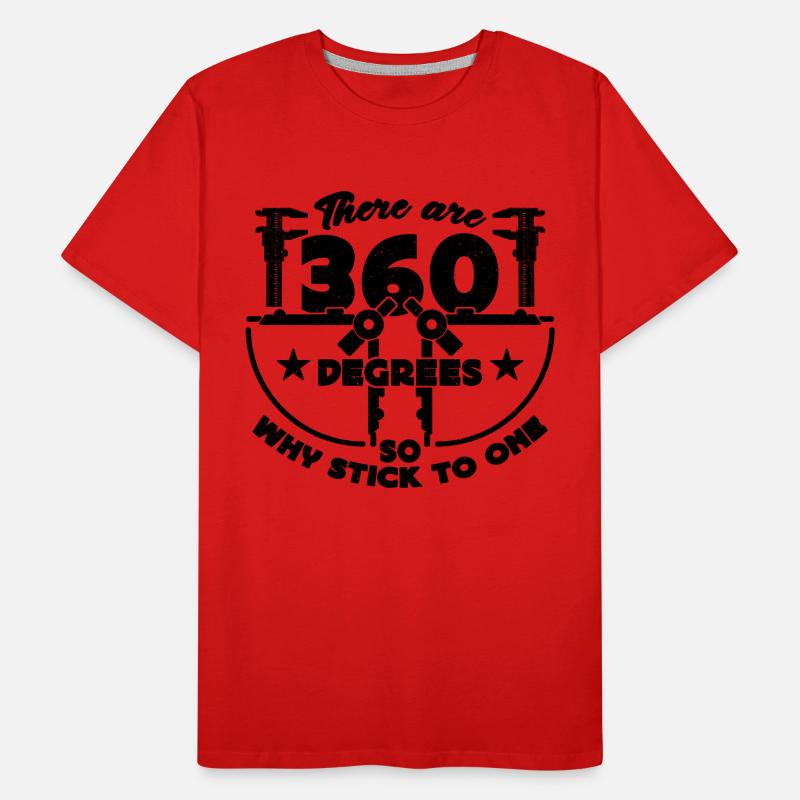 There Are 360 Degrees Engineer Builder Architects Männer Premium Bio T-Shirt