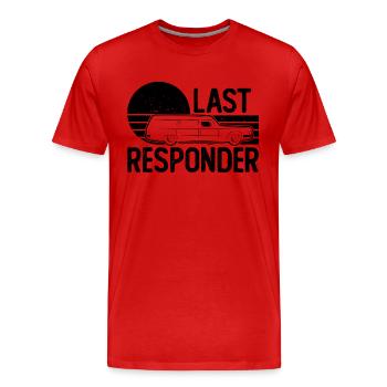 Last Responder Embalmer Mortuary Science Embalmers - Men's Premium Organic T-Shirt - red - Front - Damien (186cm)