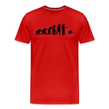 RC Car Evolution Retro Radiocommandé RC Racer - T-shirt bio Premium Homme - rouge - Devant - Damien (186cm)