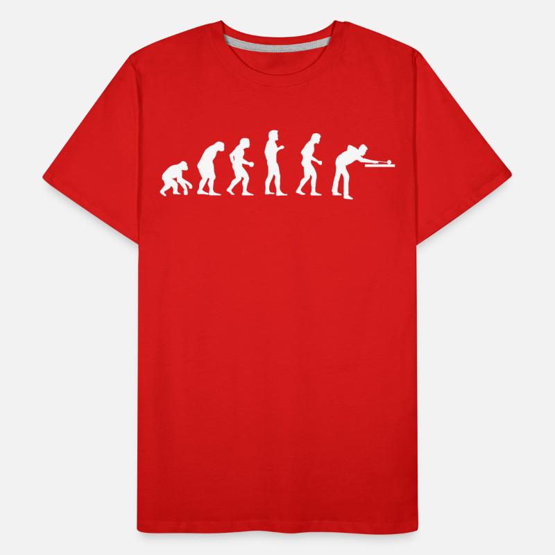Human EVOLUTION BILLARD Men's Premium Organic T-Shirt