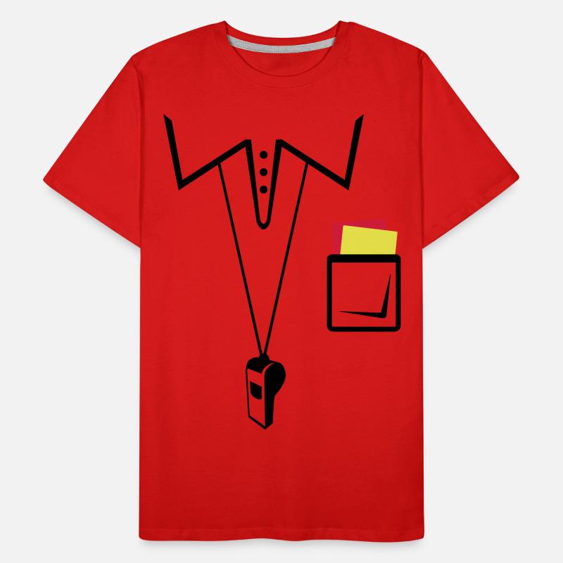 Soccer referee jersey Men's Premium Organic T-Shirt