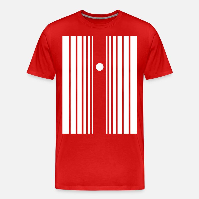 Doppler Effekt - Männer Premium Bio T-Shirt - Rot